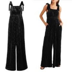 Ulla Johnson Minnet Jumpsuit - Black Velvet